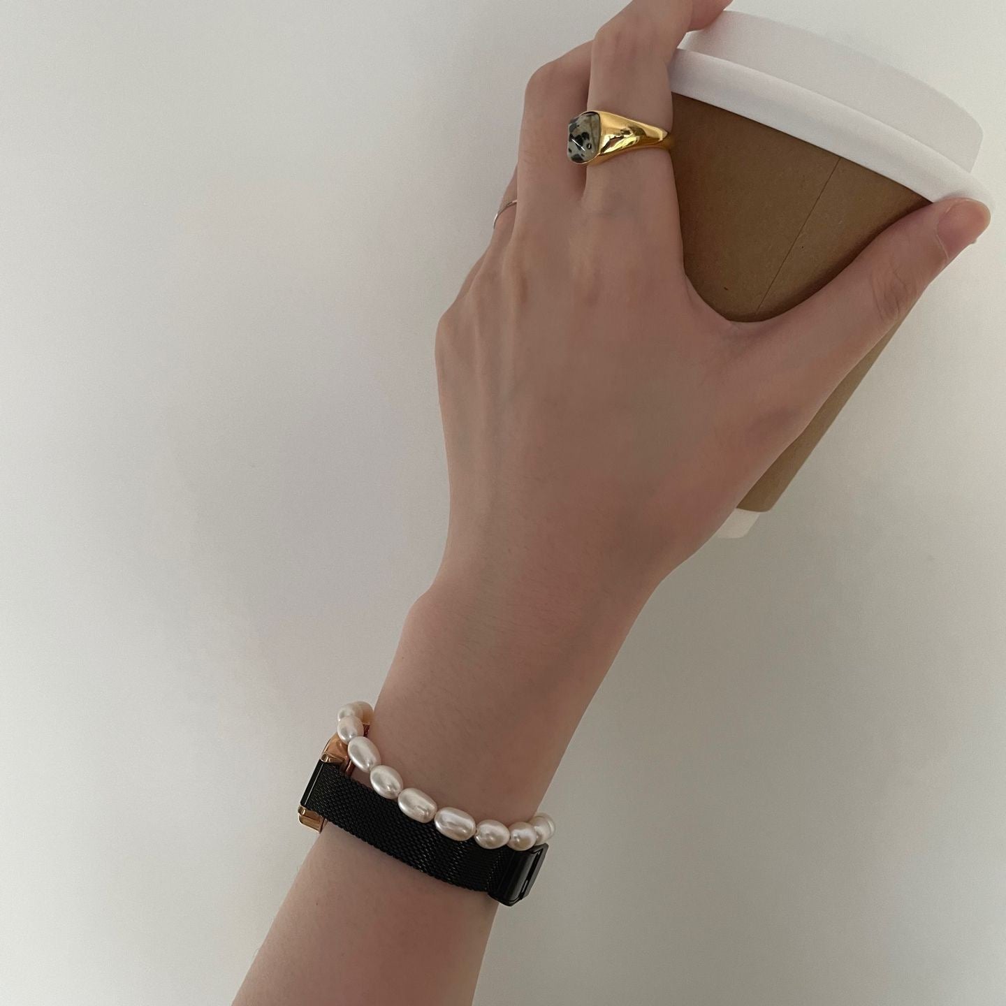 Domestic 14K Gold Filled Pearl Bracelet
