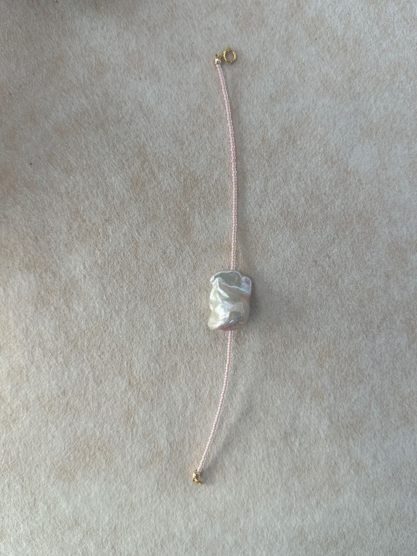 14KGold Filled FairyLarge BaroqueBracelet