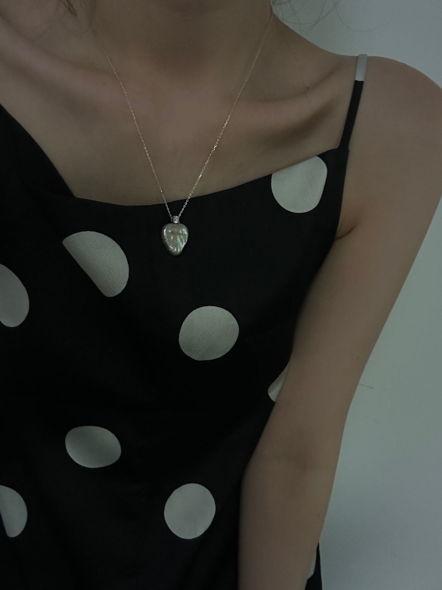Sterling Silver SparklingHeartNecklace