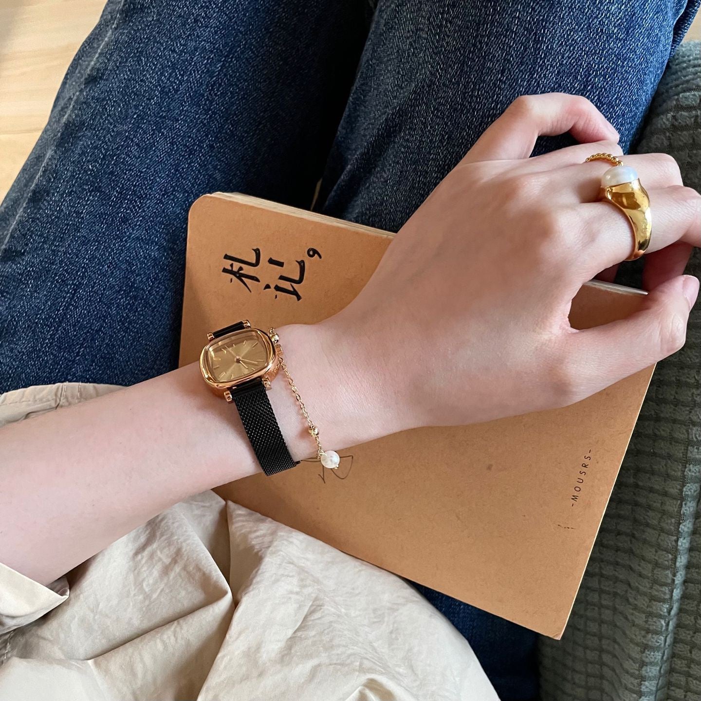 Domestic 14K Gold Filled Pearl Bracelet