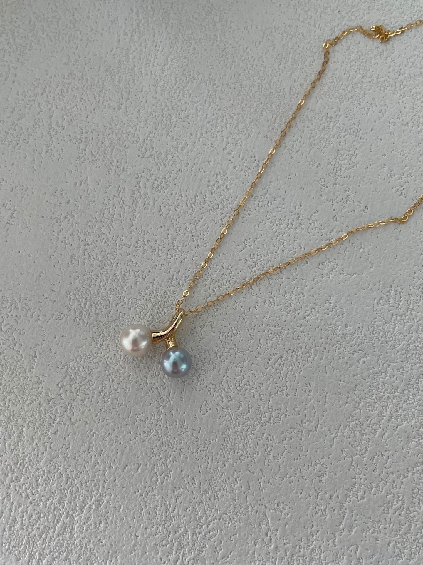 SilverGold PlatedUS14KGold FilledFreshwater+SeawaterMadama CherryTwo-toneNecklace