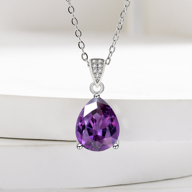 Teardrop Design Ring Necklace Jewelry Set