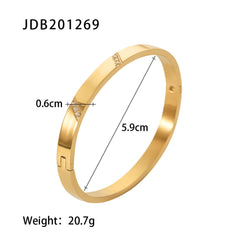 Titanium Steel Vintage Series Bangle