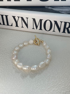 14K Gold Filled Baroque Bracelet