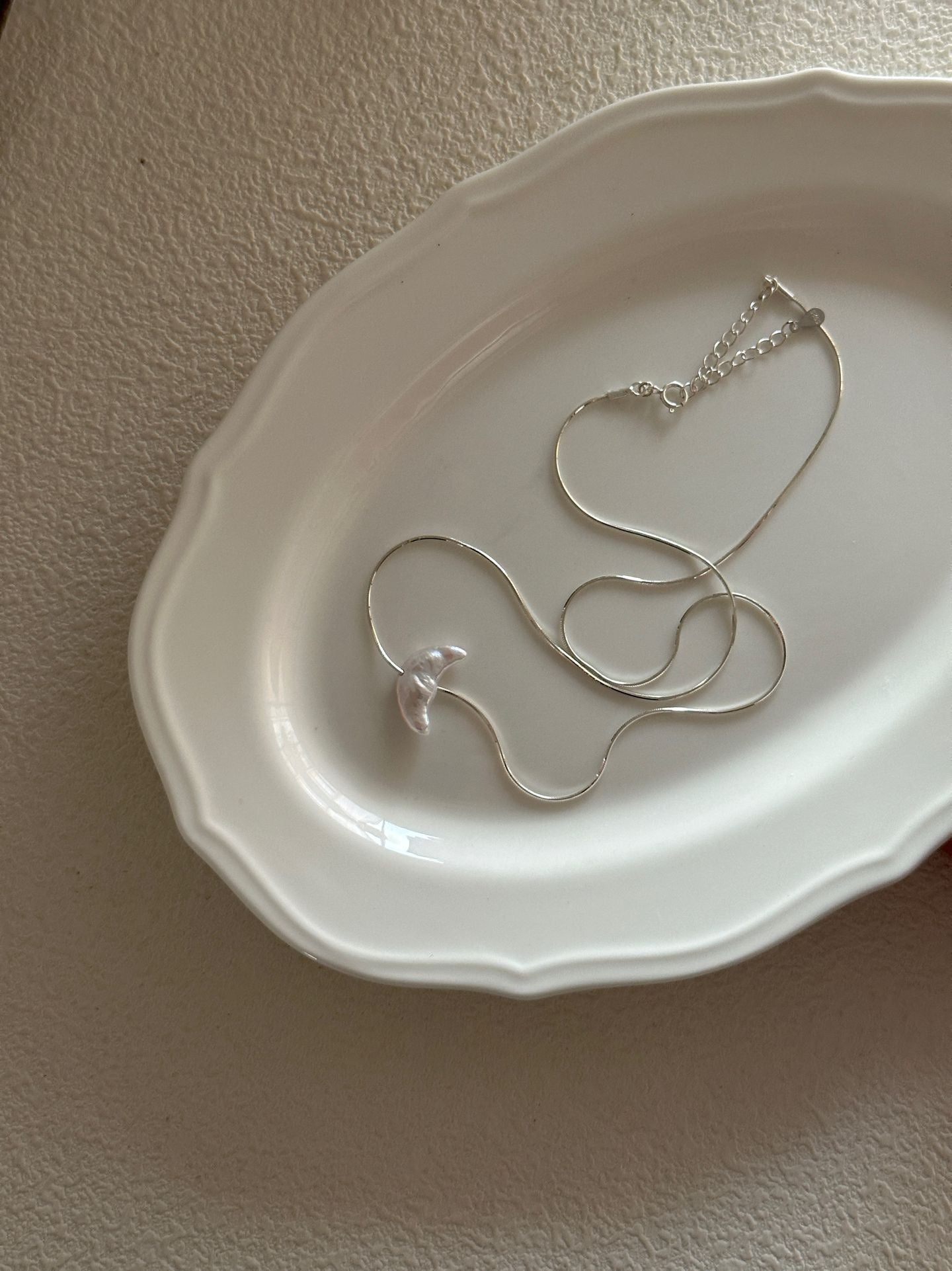 FullSterling Silver MoonNecklace