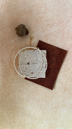 Sterling SilverGold14KGold Filled Double-layerKeshiBracelet