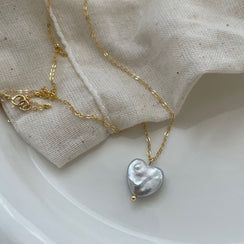 FullUS14KGold Filled HeartBeautiful BagNecklace