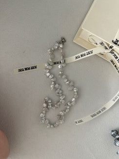 Sterling Silver KeshiPearlNecklace