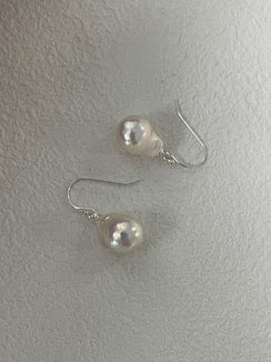 Sterling Silver Tinfoil Earrings