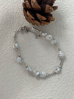 Mixed Broken Silver Bracelet
