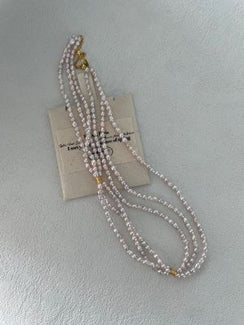 FullSterling SilverGold Plated18K FairyPearlNecklace