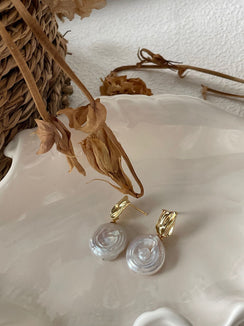 Full Silver Gold Plated 18K Roman Holiday Earrings