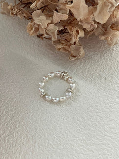 Mini Bean Sterling Silver Ring