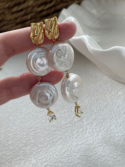 Silver-plated gold (14K Gold Filled, USA) Roman Holiday Earrings