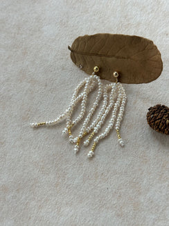 14K Gold Filled Pearl Earrings