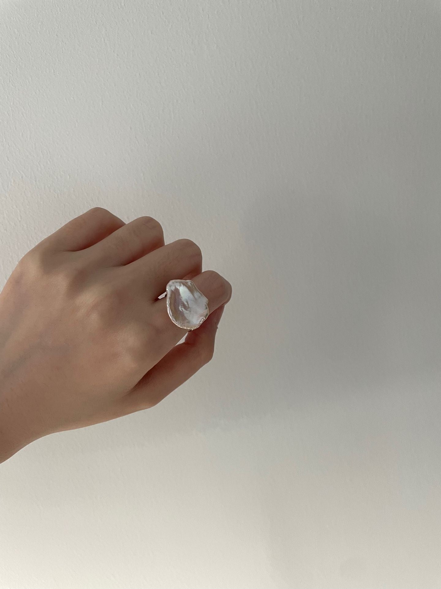 Full Sterling Silver Petal Ring