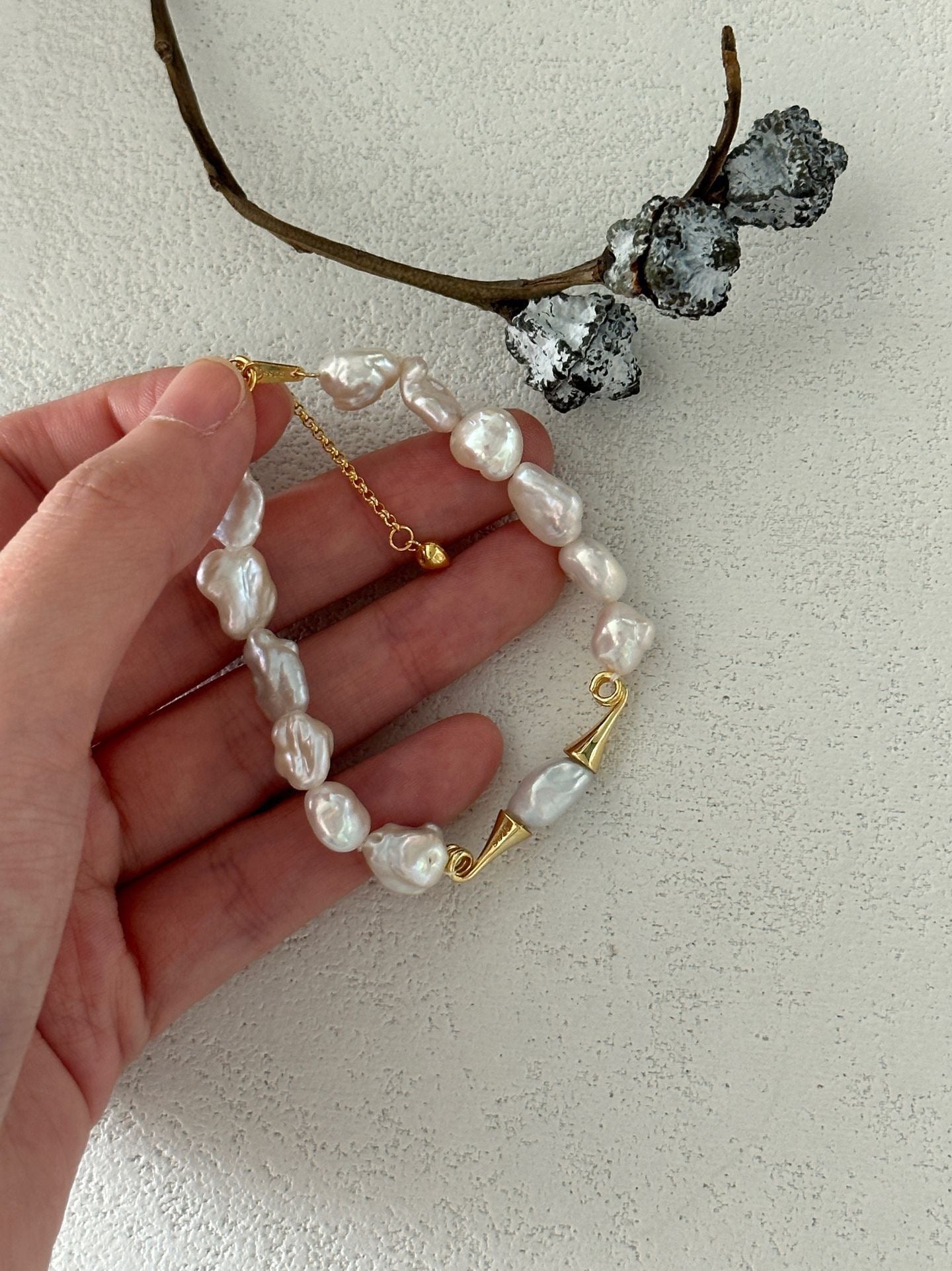 SilverGold Plated18K beard Bracelet