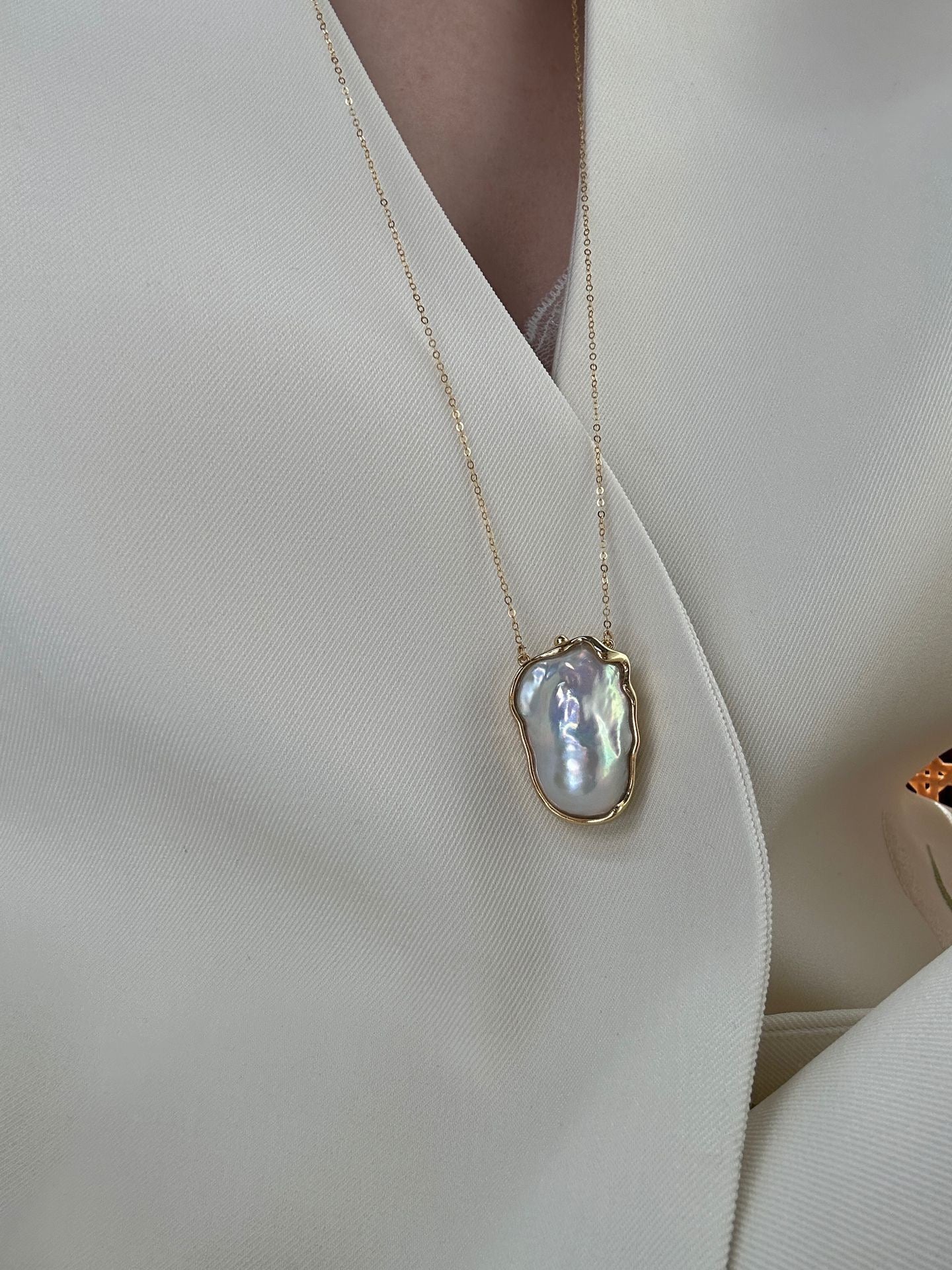 Silver Gold Plated 18K Chain US 14K Gold Pearl Silver Gold Plated 18K Greta Bag
