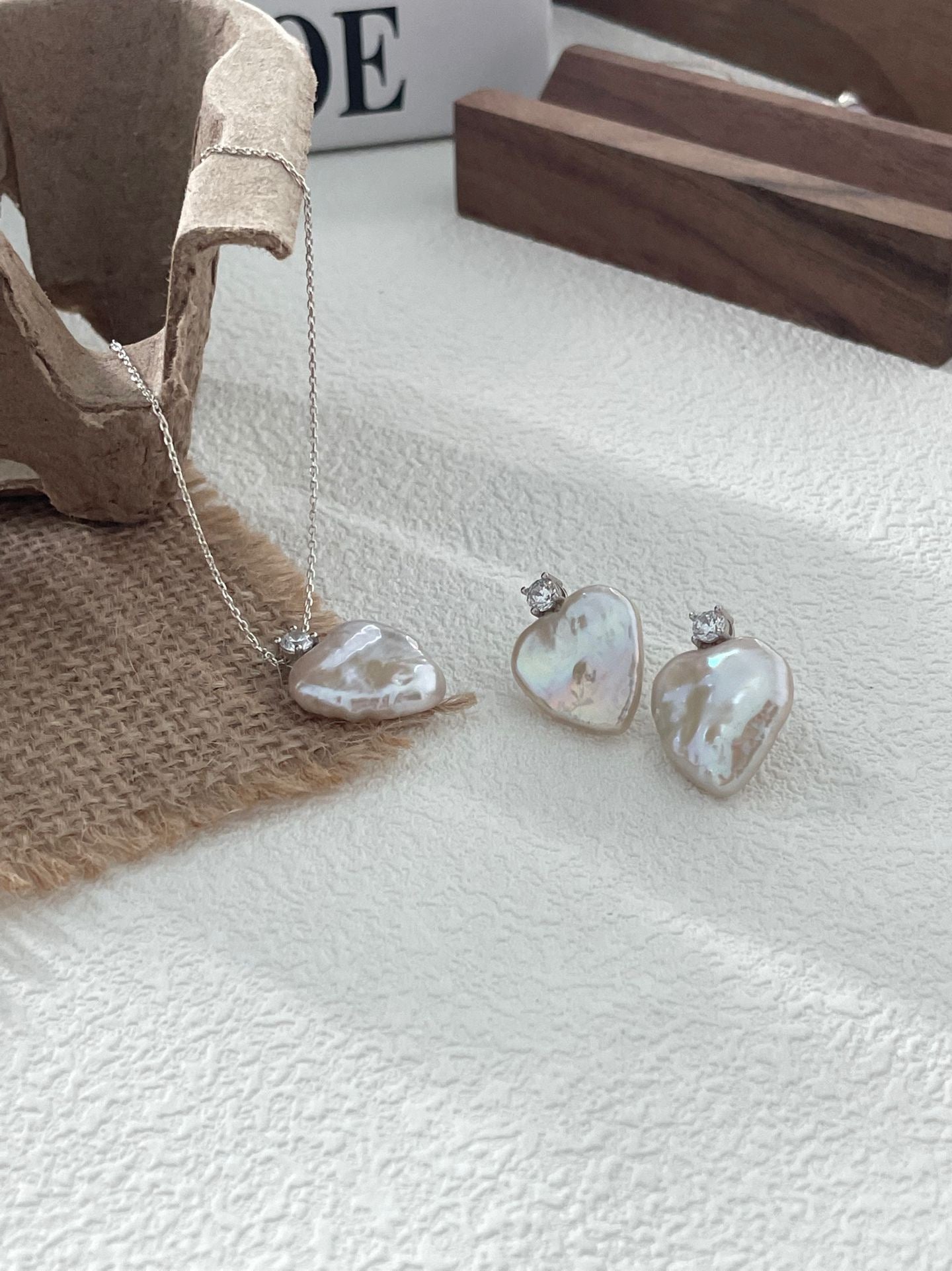 Sterling Silver Sparkling Heart Earrings