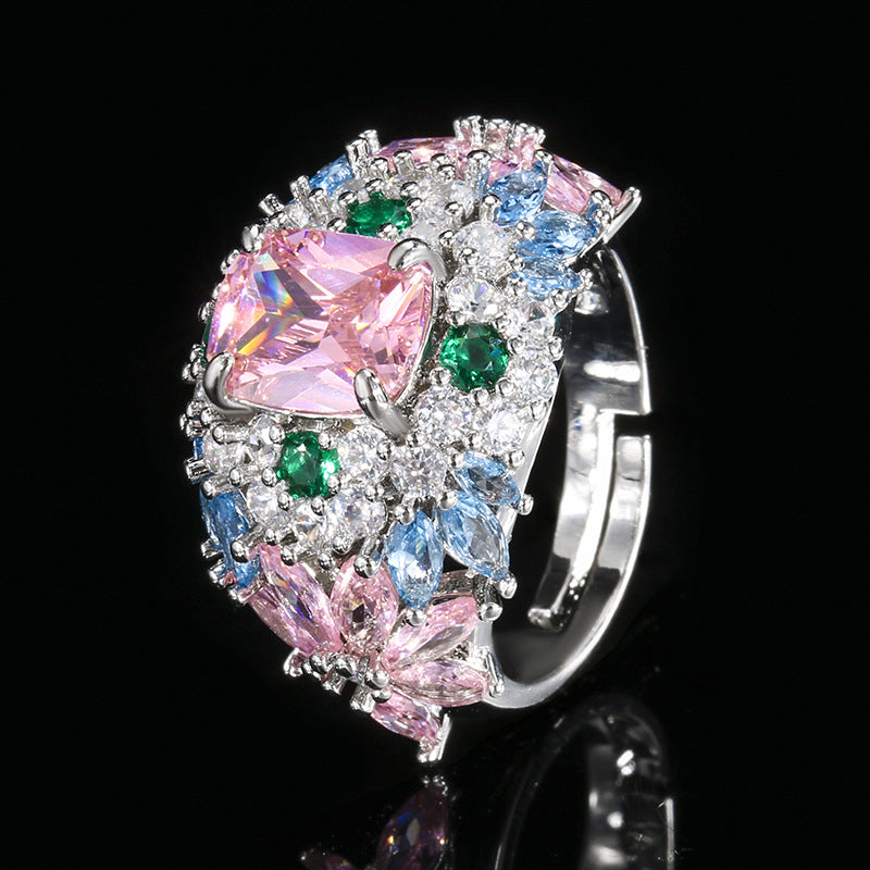 Multi-Stone Rhinestone Ring