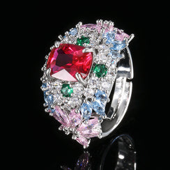 Multi-Stone Rhinestone Ring