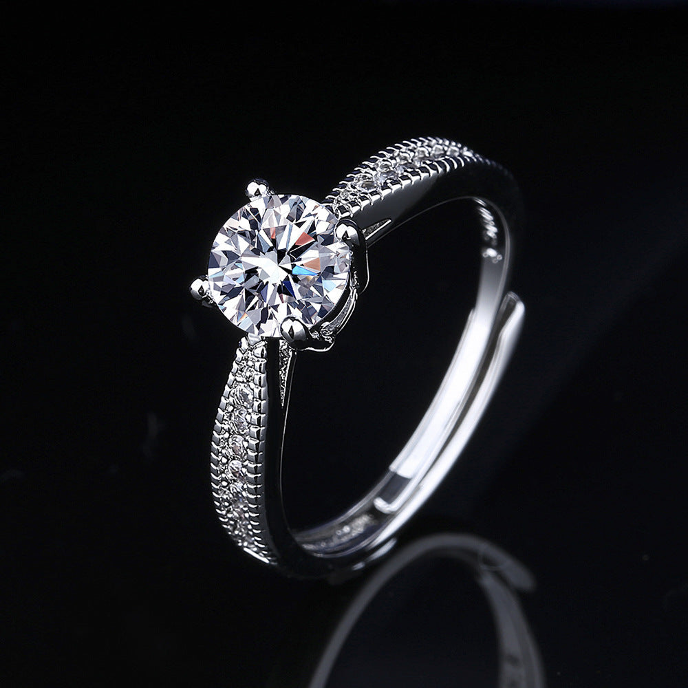 White Dewdrop Ring