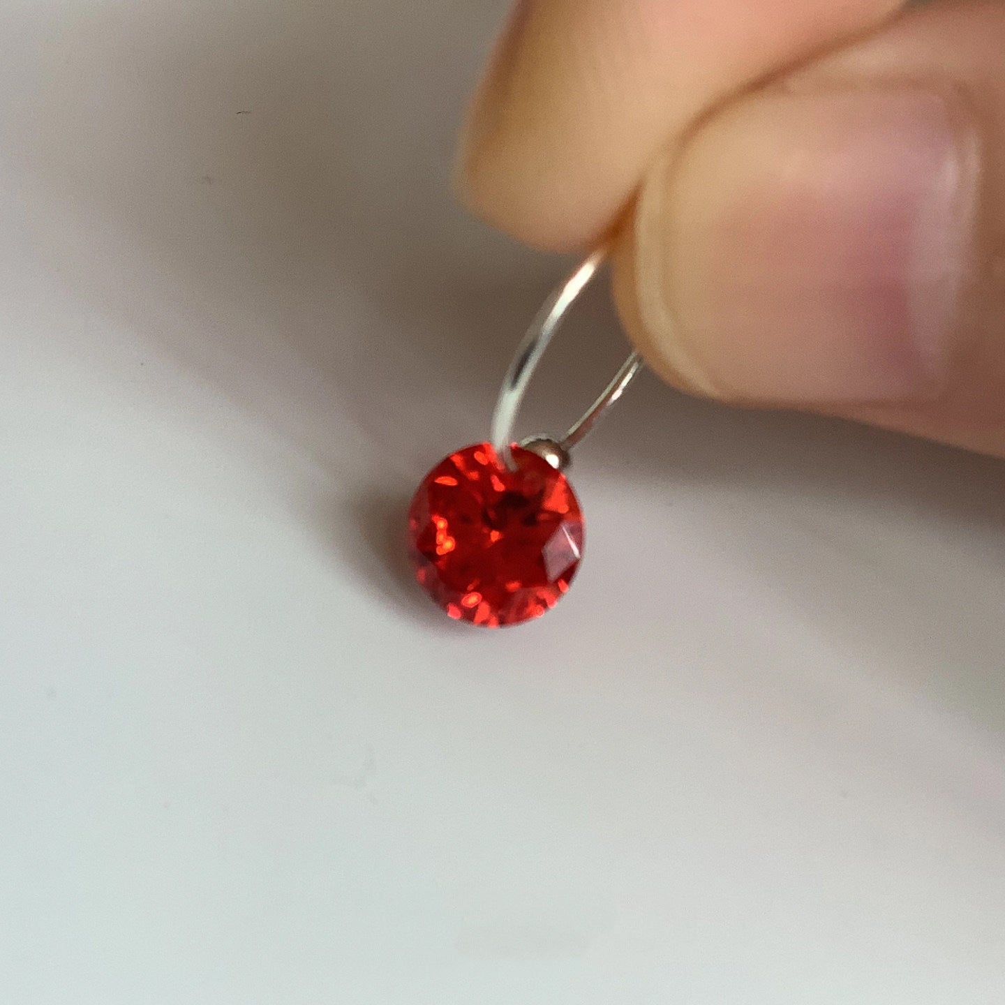 Multicolor Crystal Diamond Earrings
