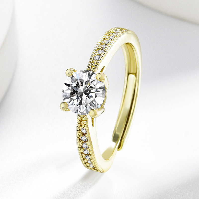 White Dewdrop Ring