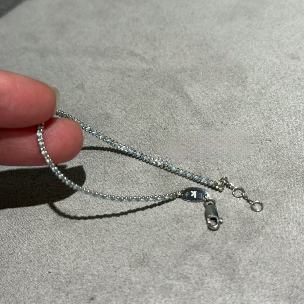 Row Square Zircon Bracelet