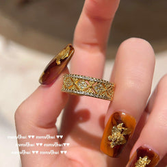 Carved Hollow Out Bangle